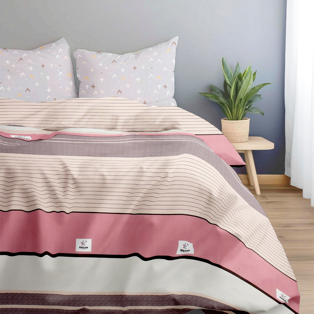 Bonafide Bedsheet – OOA 144 GSM Polyester King Size Set